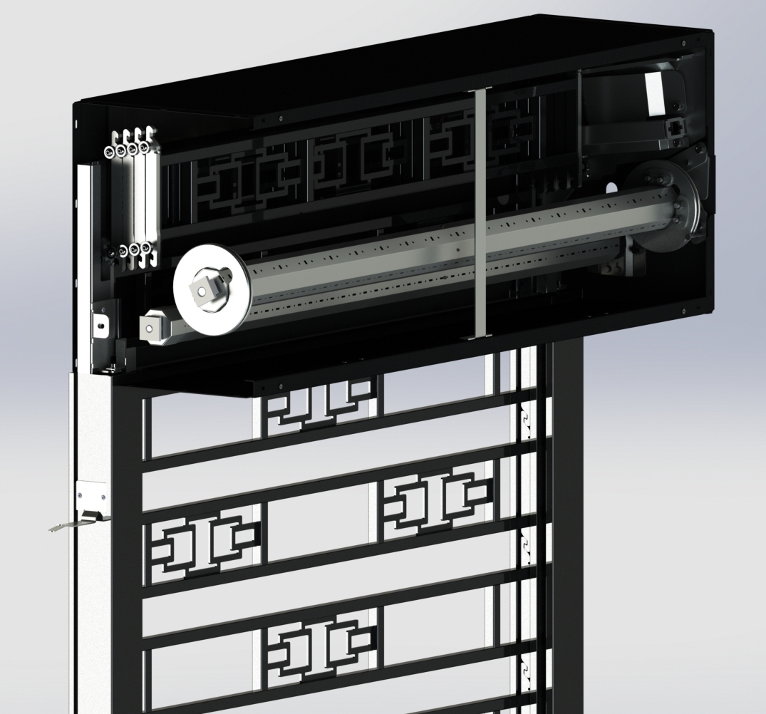 Predisposizione K-Lock Tapparella Interna e Grata Esterna con ispezione del cassonetto interna all'abitazione per moduli passo 210 mm - Altezza massima 2400 mm